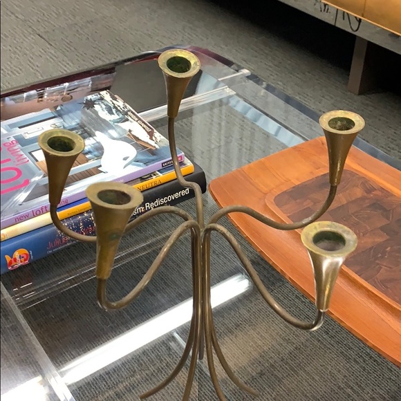 Vintage brass candle holder - Picture 3 of 8